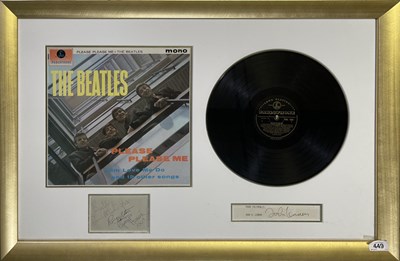 Lot 377 - THE BEATLES - FULL SET OF AUTOGRAPHS.