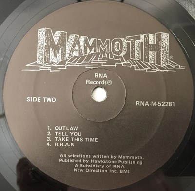Lot 26 - MAMMOTH - S/T LP (US OG - RNA RECORDS - RNA-M-52281)