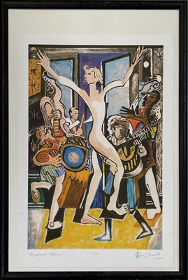 Lot 406 - THE ROLLING STONES - RONNIE WOOD SIGNED LIMITED EDITION PRINT - ABSTRACT STONES.