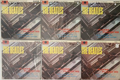 Lot 44 - THE BEATLES - PLEASE PLEASE ME LP COLLECTORS PACK (MULTIPLE PRESSINGS)
