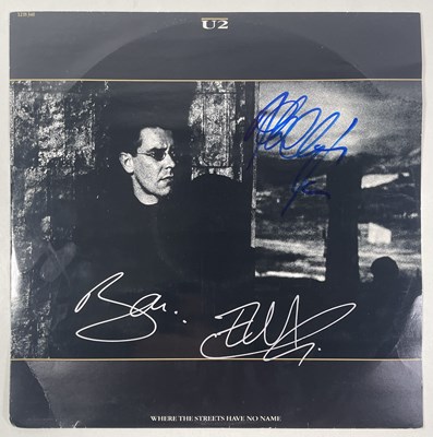 Lot 350 - U2 - SIGNED COPY OF WHERE THE STREETS HAVE NO NAME.