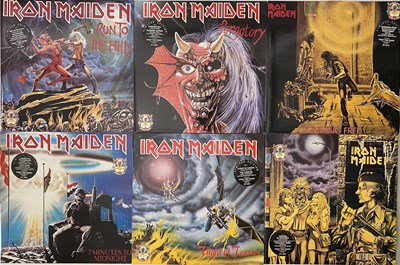 Lot 182 - IRON MAIDEN - THE FIRST TEN YEARS UP THE IRONS BOX SET (EMI - IRN 1 - 10)