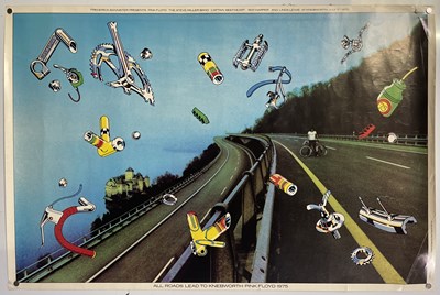 Lot 431 - PINK FLOYD 1975 KNEBWORTH ORIGINAL HIPGNOSIS POSTER.