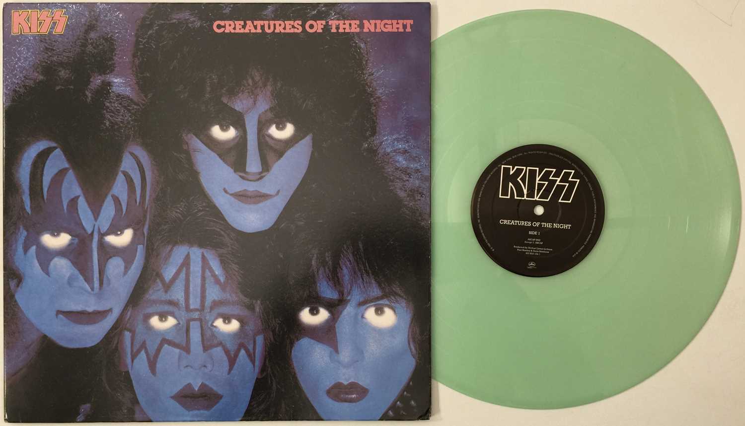 Lot 176 - KISS - CREATURES OF THE NIGHT ('GLOW IN DARK' RE - 422824154-1)