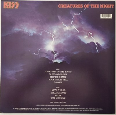 Lot 176 - KISS - CREATURES OF THE NIGHT ('GLOW IN DARK' RE - 422824154-1)