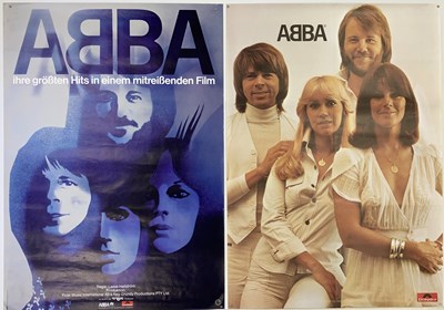 Lot 58 - ABBA 1976 POLYDOR RECORDS GERMAN PROMO POSTER AND 1977 POLYDOR RECORDS PROMO POSTER.