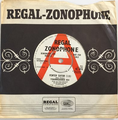 Lot 83 - TYRANNOSAURUS REX - PEWTER SUITOR 7" (ORIGINAL UK DEMO - REGAL ZONOPHONE RZ 3016)
