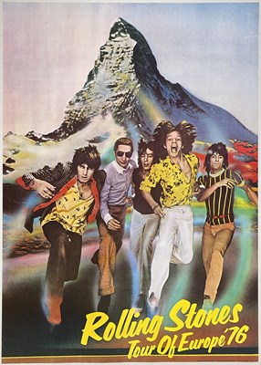 Lot 364 - THE ROLLING STONES - REPRINTS OF CLASSIC 1970S JOHN PASCHE DESIGNS.