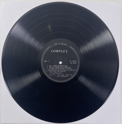 Lot 88 - COMPLEX - COMPLEX LP (ORIGINAL UK SELF-RELEASED PRESSING TD 6869/CLPM 001).