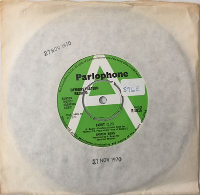 Lot 93 - ANDREW BOWN - TAROT 7" (ORIGINAL UK DEMO - PARLOPHONE R 5856)
