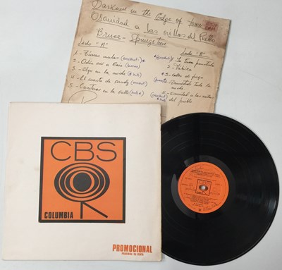Lot 149 - BRUCE SPRINGSTEEN - DARKNESS ON THE EDGE OF TOWN LP (PERUVIAN PROMO - CBS - SE-8441)