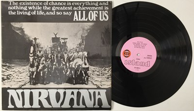Lot 158 - NIRVANA - ALL OF US LP (UK PINK ISLAND OG - ILPS 9087)