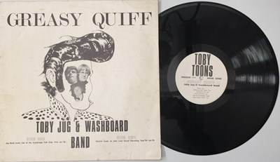 Lot 111 - TOBY JUG & WASHBOARD BAND - GREASY QUIFF LP (DEROY STUDIOS - TLP01)