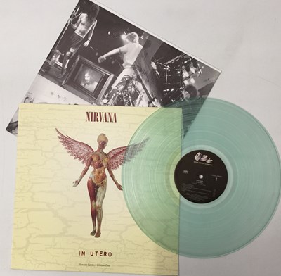 Lot 169 - NIRVANA - IN UTERO LP (US OG - CLEAR VINYL - GEFFEN DGC-24607)
