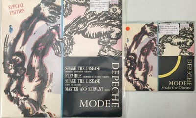 Lot 236 - DEPECHE MODE - SHAKE THE DISEASE 12"/ 7" (SOUTH AFRICAN RARITIES PACK)