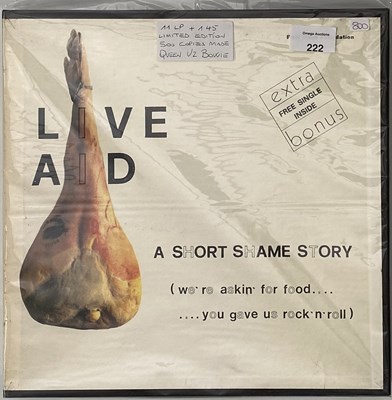 Lot 222 - LIVE AID A SHORT SHAME STORY - FAST FOUD FOUNDATION BOX SET