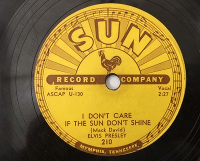 Lot 225 - ELVIS - I DON'T CARE IF THE SUN DON'T SHINE (OG 78 - SUN 210)