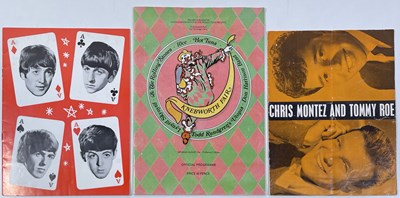 Lot 381 - THE BEATLES - C 1963 CONCERT PROGRAMMES.