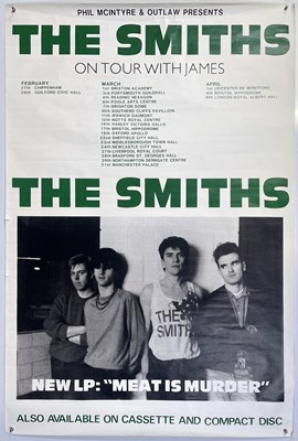 Lot 444 - THE SMITHS - 1985 MEAT IS MURDER TOUR POSTER