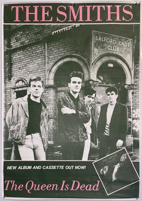 Lot 444B - THE SMITHS - QUEEN IS DEAD BILLBOARD POSTER.
