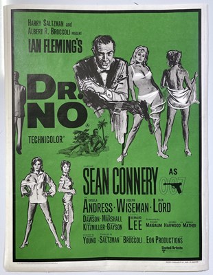 Lot 57 - JAMES BOND - DR. NO (1962) UK DOUBLE CROWN POSTER.