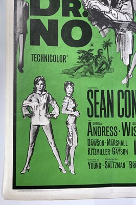 Lot 57 - JAMES BOND - DR. NO (1962) UK DOUBLE CROWN POSTER.