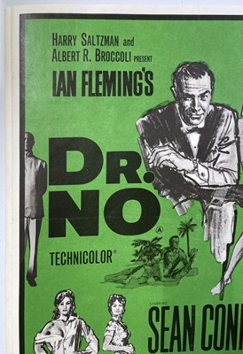 Lot 57 - JAMES BOND - DR. NO (1962) UK DOUBLE CROWN POSTER.