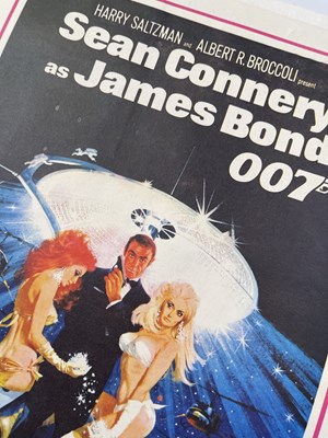 Lot 182 - JAMES BOND - DIAMONDS ARE FOREVER (1971) ORIGINAL AUSTRALIAN DAYBILL POSTER.
