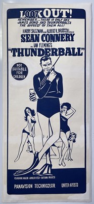 Lot 108 - JAMES BOND - THUNDERBALL (1965) ORIGINAL AUSTRALIAN DAYBILL POSTER.