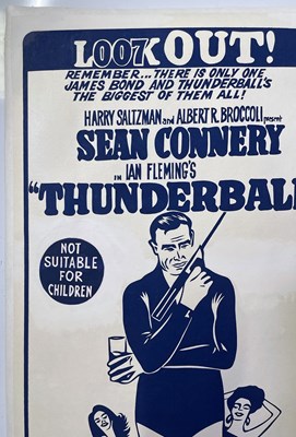 Lot 108 - JAMES BOND - THUNDERBALL (1965) ORIGINAL AUSTRALIAN DAYBILL POSTER.