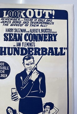 Lot 108 - JAMES BOND - THUNDERBALL (1965) ORIGINAL AUSTRALIAN DAYBILL POSTER.