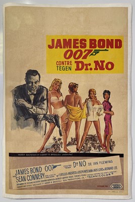 Lot 56 - JAMES BOND - DR. NO (1962) ORIGINAL BELGIAN FILM POSTER.