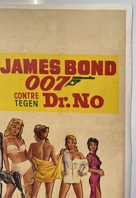 Lot 56 - JAMES BOND - DR. NO (1962) ORIGINAL BELGIAN FILM POSTER.
