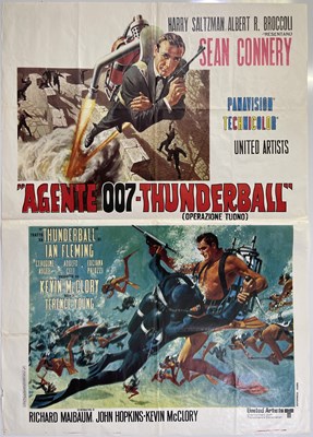Lot 109 - JAMES BOND - THUNDERBALL (1965) - ITALIAN TWO SHEET POSTER.