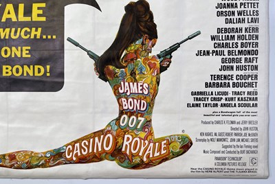 Lot 150 - JAMES BOND - CASINO ROYALE (1967) UK QUAD POSTER
