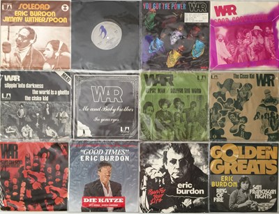 Lot 203 - ERIC BURDON & RELATED - 7" COLLECTION