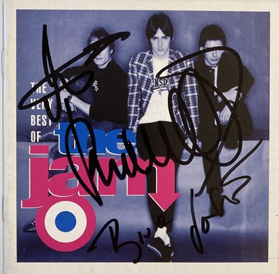 Lot 366 - THE JAM - SIGNED CD INNER