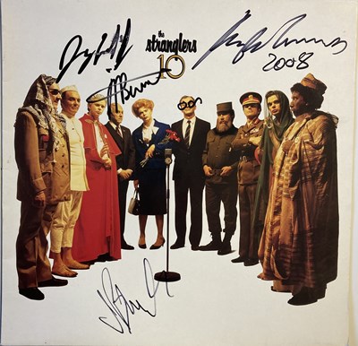 Lot 402 - THE STRANGLERS SIGNED SLEEVE