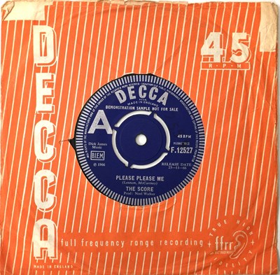 Lot 217 - THE SCORE - PLEASE PLEASE ME 7" (F.12527 - DEMO)
