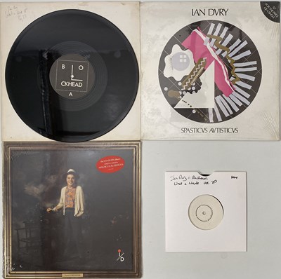 Lot 220 - IAN DURY & THE BLOCKHEADS - 7" / 12" / LP PACK - INC RARITIES