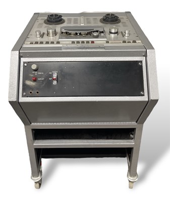Lot 5 - STUDER B67 MKII BBC MASTER OPEN-REEL STUDIO TAPE RECORDER IN HEAVY-DUTY BBC TROLLEY