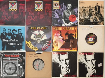 Lot 194 - THE CLASH/ EDDIE & THE HOT RODS 7" COLLECTION