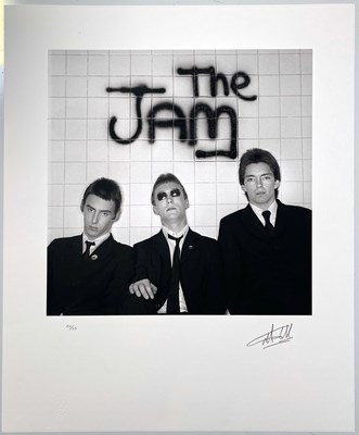 Lot 135 - THE JAM - MARTYN GODDARD SIGNED LIMITED EDITION IN THE CITY PRINT.