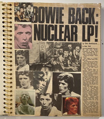 Lot 422 - DAVID BOWIE SCRAPBOOKS INC FAN TAKEN / UNSEEN PHOTOS.