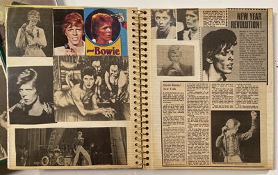 Lot 422 - DAVID BOWIE SCRAPBOOKS INC FAN TAKEN / UNSEEN PHOTOS.