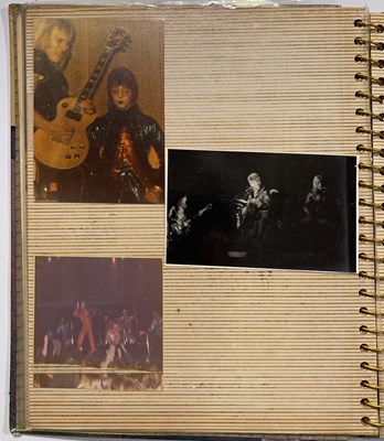 Lot 422 - DAVID BOWIE SCRAPBOOKS INC FAN TAKEN / UNSEEN PHOTOS.