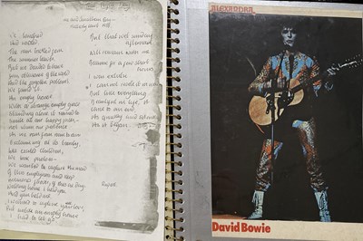 Lot 422 - DAVID BOWIE SCRAPBOOKS INC FAN TAKEN / UNSEEN PHOTOS.