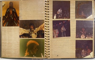 Lot 422 - DAVID BOWIE SCRAPBOOKS INC FAN TAKEN / UNSEEN PHOTOS.