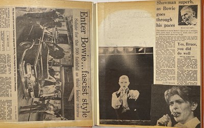 Lot 422 - DAVID BOWIE SCRAPBOOKS INC FAN TAKEN / UNSEEN PHOTOS.