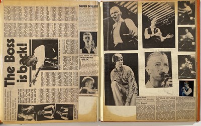 Lot 422 - DAVID BOWIE SCRAPBOOKS INC FAN TAKEN / UNSEEN PHOTOS.